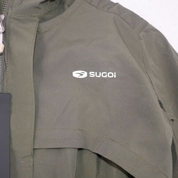 NEW Sugoi Women's XS Versa Jacket Vest Waterproof Removeable Sleeves Olive Green - Picture 8 of 12